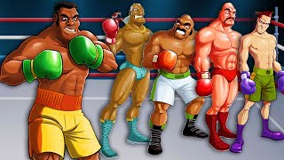 Punch-Out!! Wii - All Bosses World Circuit Contender 1-Round KOs