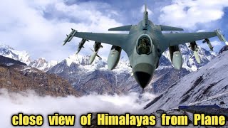 See the  top view of the Himalayas from an aeroplane | Himalaya Mountains | #shorts