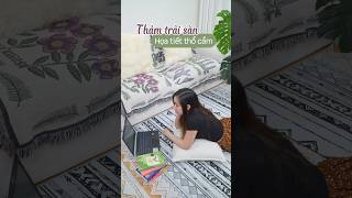 Review Thảm trải sàn hoạ tiết thổ cẩm / Quỳnh Nhiên #decor #thamtraisan #review