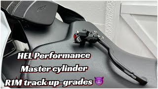 Motorcycle master cylinder replacement upgrade fitting guide - HEL Performance master cylinder