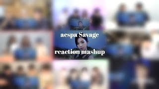 aespa Savage mv reaction mashup