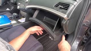 How to change a cabin filter on a 2012 Honda Accord