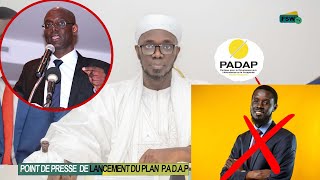 Point de Presse de lancement du Plan PADAP: Cheikh Moustapha Ousseynou choisis Thierno Alassane Sall