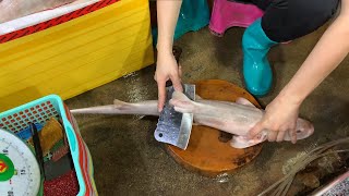 Shark Fins Cutting Video Vlog Market | FLV Official