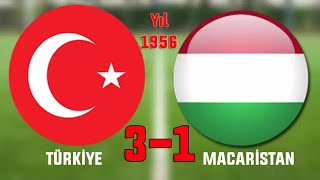 1956 Yılı Mithat Paşa Stadyumu (BJK İnönü) Türkiye 3 - Macaristan 1