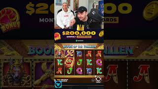 HE DID A 5K SPIN ON BOOK OF THE FALLEN #casino #gamdom #gambling #bigwin #slots #cryptocasino