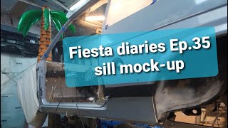 More cutting (mk2 sill mock-up) + chassis rust treatment | Fiesta diaries | Ep.35