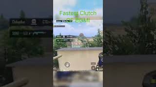 Fastest Clutch Ever In BGMI #viralshorts #battlegroundsmobileindia #bgmi #pubgmobile #youtubeshorts