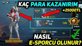 Nasıl Esporcu Olunur, Kaç Para Kazanırım, Turnuvalar? - Pubg Mobile