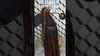 shorts : Handmade Ready To Wear Centre Part 4 Steps Cornrow BoxBraids Wig /#smallbusiness