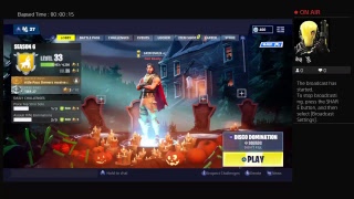 Fortnite live broadcast