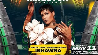 Ishawna performing at 450 concert in Kingston Jamaica may 11,2024 Debby burp mash up the place