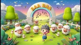 "Baa Baa Colorful Sheep | Fun Kids Song with Bright Colors and Farm Animals"