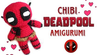 Cómo Hacer Amigurumi De Deadpool Chibi