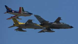 4Kᵁᴴᴰ Fiat G.91 + AMX A-11 + Tornado Heritage Flight & Solo Fly-bys @ PRATICA DI MARE AIRSHOW 2023