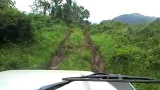 going up a muddy hill on street tires