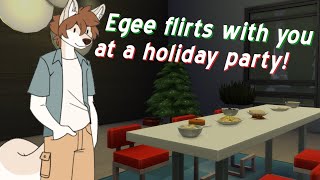 [Furry Asmr] BfEgee Flirts With You Under the Mistletoe | Soft Spoken Roleplay w/Kisses at the end