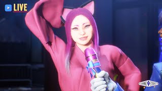 Street Fighter 6 My cute little female asian pink hair character creation !