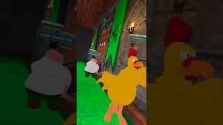 chicken man beats up Quagmire🤕👊 #vr #vrchat #familyguy