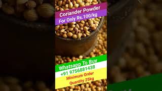 Coriander Export From India | Coriander seeds Exporter | topindianspices.com