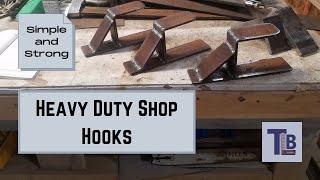 Simple Heavy Duty Shop Hooks