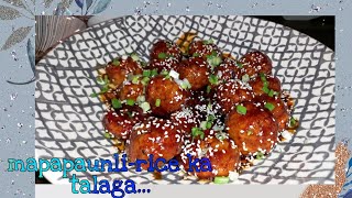 CHICKEN MEATBALLS TERIYAKI