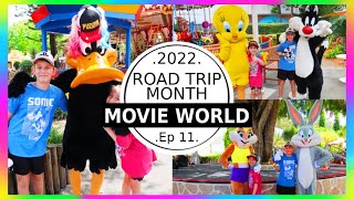 🌴 - Ep11 - 🌴 - ROAD TRIP MONTH 2022 AUSTRALIA Melb to Whitsundays -  DAY 1 Movie World