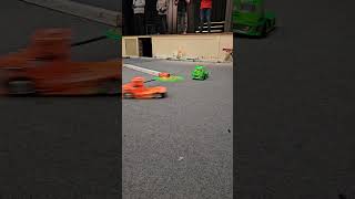 Green truck vs orange truck #rc #rccar #truck #rctruck #tamiya #rcrace #rcracing #racing