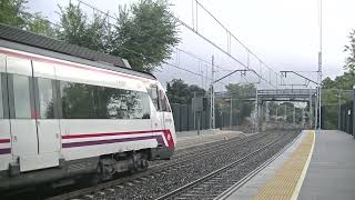 Renfe Cercanías Madrid | El Escorial - Aranjuez usando el pantógrafo frontal (RARO)