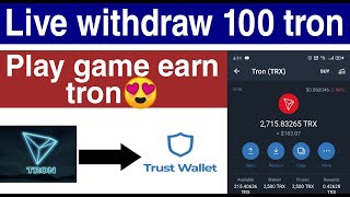 Earn daily 100 Tron/play game earn money/tron faucet free/bitcoin faucet instant payout/btc faucet