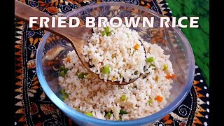 Brown Fried Rice – Brown Rice Recipe For Weight Loss – Healthy Rice Recipe in Bengali