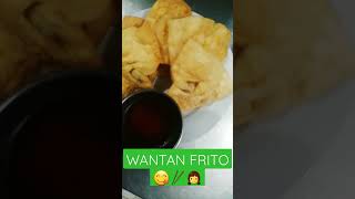 wantan frito👧😋😋💫#chifa #shortvideo #comidasperuanas #recetasdeliciosas #shortvideo