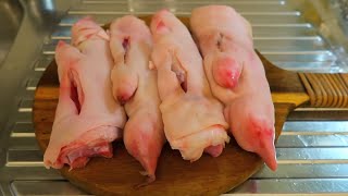 Patica De Cerdo Única Manera Para Quitarle Los Pelo | Chef Naye