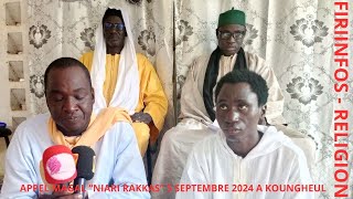 Appel Magal ""Niary Rakkas" le 5 Septembre 2024 à Koungheul par la Fédération Mawdihal Fik