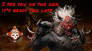 RAGING GEARHEAD ONI BUILD! - Dead by Daylight Oni build showcase gameplay