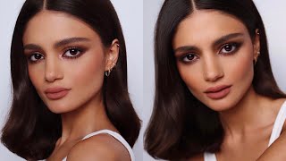 Sexy, Rosy Bronzed Date Night Makeup | Hung Vanngo