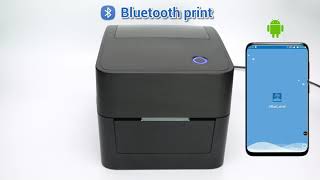 Android and ios Demo in Birch 4inch Bluetooth Label Printer DP-6422