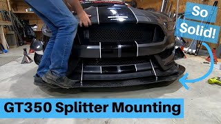 Mounting our Carbon Fiber GT350 Splitter