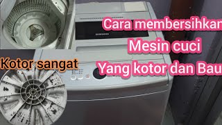 Membersihkan kotoran mesin cuci SAMSUNG