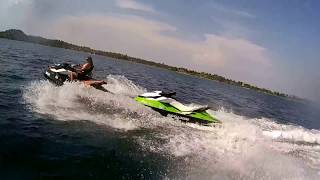 Seadoo GTi 130Hp  towing a water -  stones in the pump