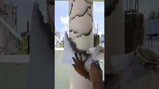 how to painting pillars ||EASY SPRAY MARBLE EFFECT PAINTING DESIGNS#shorts