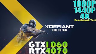 GTX 1060 - RTX 4070 ~ XDefiant (Free To Play) Performance Test | 1080P, 1440P and 4K Tested