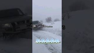 nissan patrol plowing snow #snow #snowplowing #offroad #nissan