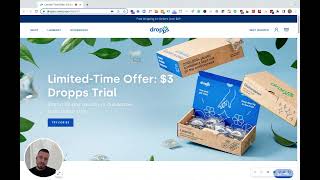 DTC Landing Page Review: Dropps