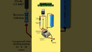 3.7V to 100000V  | High voltage generator #highvoltage  #voltagebooster