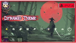 (PAID) Red Moon Samurai Theme Dynamic - PS4