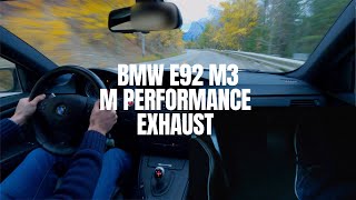 BMW E92 M3 M Performance Exhaust