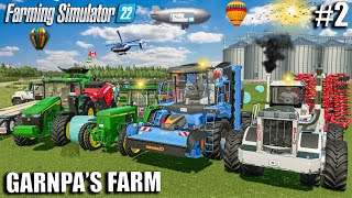 FIRST SILAGE HARVEST w/ NEW EQUIPMENT on GRANPA'S $5.000.000 FARM | Farming Simulator 22