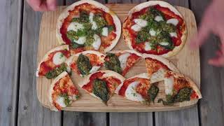 Mini Margarita Pizzas Ready In Just 7 Minutes