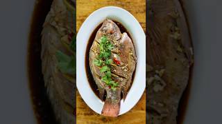 Red Snapper Recipe | Steamed Fish in 15 minutes #food #cooking #shorts